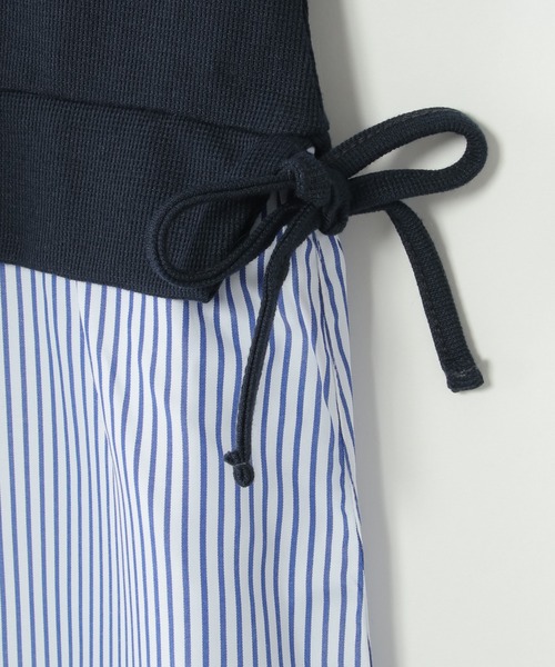 ikka(イッカ)の「【親子コーデ】カットミラノベストレイヤードプルオーバー(120~150cm)(Tシャツ/カットソー・キッズ・ベージュ/ネイビー・120/130/140/150)」の7枚目の写真