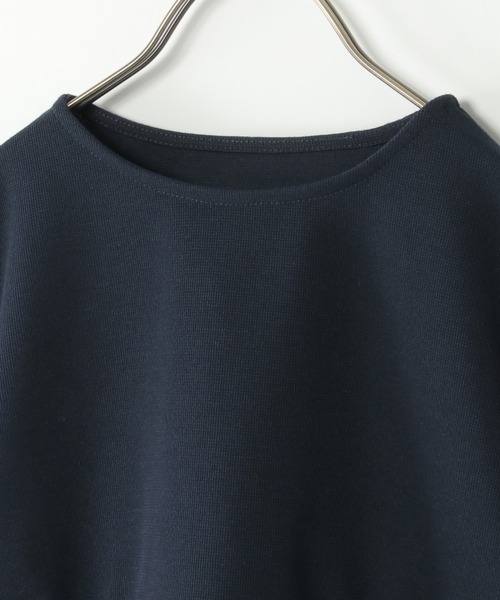 ikka(イッカ)の「【親子コーデ】カットミラノベストレイヤードプルオーバー(120~150cm)(Tシャツ/カットソー・キッズ・ベージュ/ネイビー・120/130/140/150)」の5枚目の写真