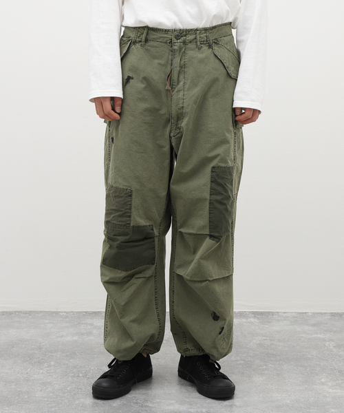 JOURNAL STANDARD J.S HOMESTEAD（ジャーナルスタンダードホームステッド）の「【J.S.Homestead】M-51 REPAIR（カーゴパンツ・メンズ・サファリグリーン/オリーブ・LARGE/MEDIUM）」の3枚目の写真