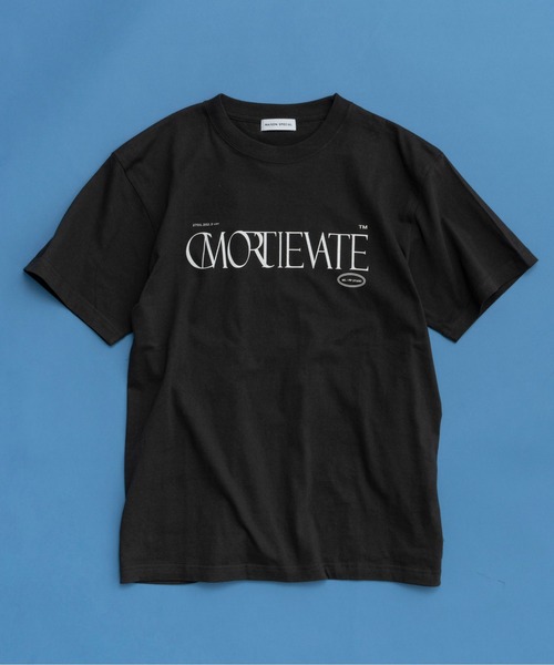MAISON SPECIAL(メゾンスペシャル)の「CMORTIEVATEロゴTEE【MAISON SPECIAL/メゾンスペシャル】(Tシャツ/カットソー・レディース・レッド/ホワイト/チャコールグレー・FREE)」の2枚目の写真