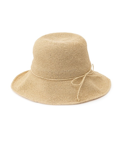 BENELLI（ベネリ）の「【Benelli Montacone（ベネリモンタコーネ）】ペーパーハット（ハット・レディース・キナリ/ダークブラウン/ブラック・FREE）」の13枚目の写真