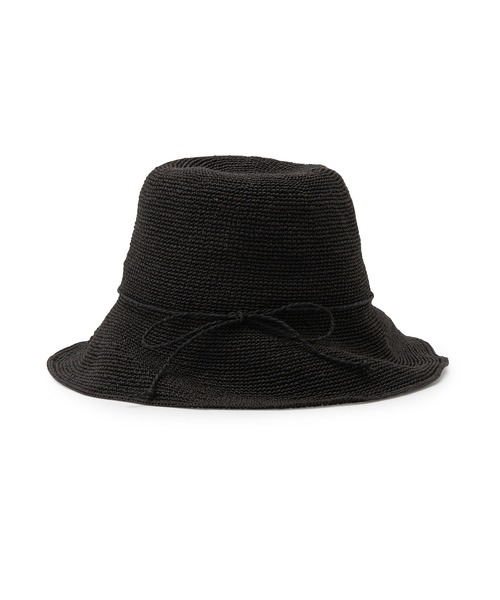 BENELLI（ベネリ）の「【Benelli Montacone（ベネリモンタコーネ）】ペーパーハット（ハット・レディース・キナリ/ダークブラウン/ブラック・FREE）」の10枚目の写真