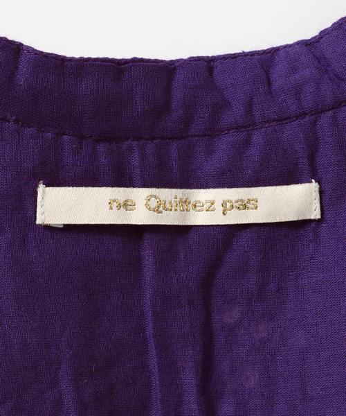 NE QUITTEZ PAS!（ヌキテパ）の「【ne Quittez pas / ヌキテパ】別注COTTONVOILE DOT HEMLA（ワンピース・レディース・ブルー・FREE）」の4枚目の写真