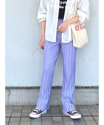 プリーツイージーパンツ(セルフカット可)