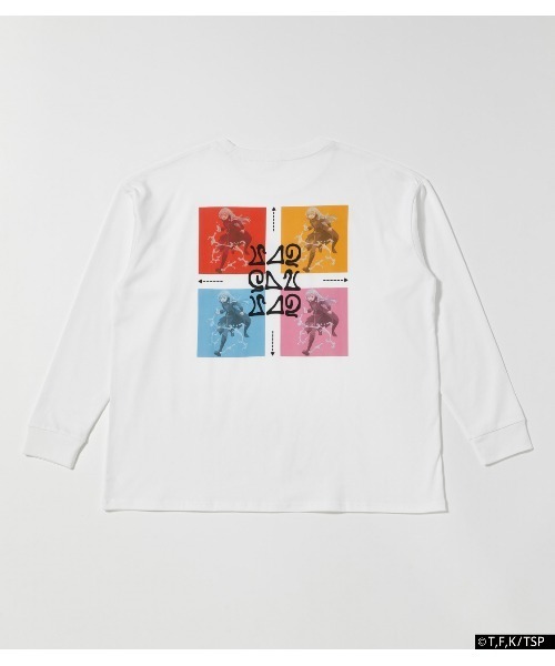 R4G（アールフォージー）の「[転生したらスライムだった件]CHARA L/S TEE - SLIME（Tシャツ/カットソー・レディース・ホワイト・X-LARGE）」の3枚目の写真