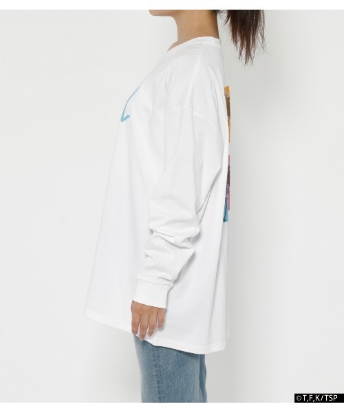 R4G（アールフォージー）の「[転生したらスライムだった件]CHARA L/S TEE - SLIME（Tシャツ/カットソー・レディース・ホワイト・X-LARGE）」の5枚目の写真
