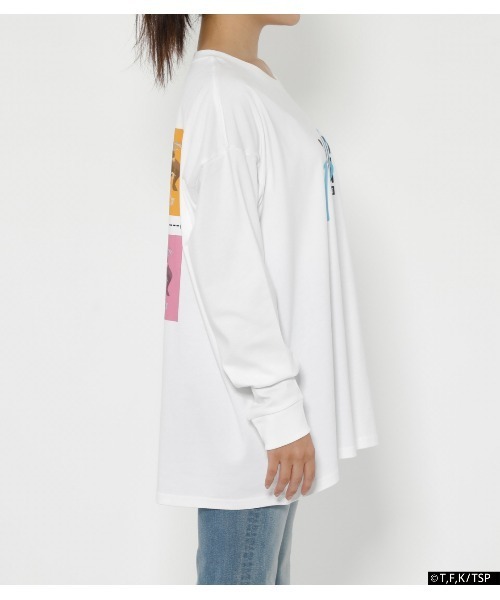 R4G（アールフォージー）の「[転生したらスライムだった件]CHARA L/S TEE - SLIME（Tシャツ/カットソー・レディース・ホワイト・X-LARGE）」の7枚目の写真