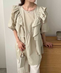 CAPRICIEUX LE'MAGE | フリルAラインシャツ(シャツ/ブラウス)