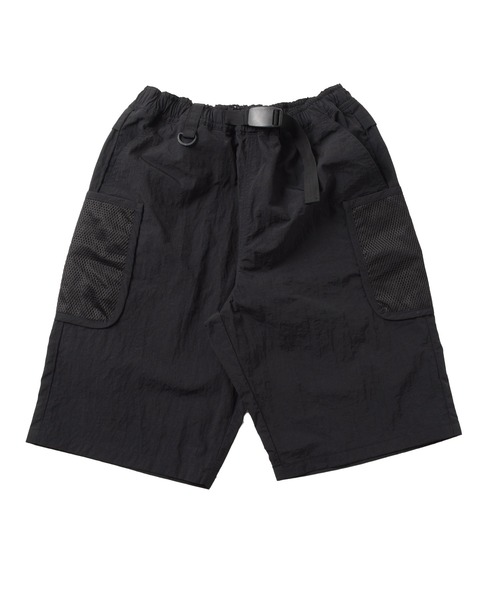 GLAZOS(グラソス)の「【撥水速乾】ナイロンワッシャー・テックハーフパンツ(その他パンツ・キッズ・ライトグリーン/パープル/ブラック・170cm/140cm/150cm/160cm)」の1枚目の写真