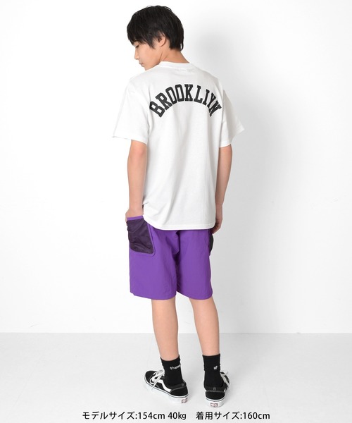 GLAZOS(グラソス)の「【撥水速乾】ナイロンワッシャー・テックハーフパンツ(その他パンツ・キッズ・ライトグリーン/パープル/ブラック・170cm/140cm/150cm/160cm)」の19枚目の写真