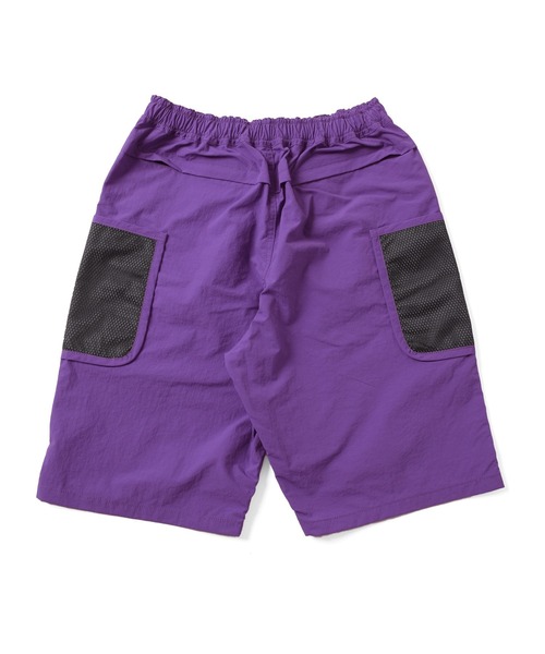 GLAZOS(グラソス)の「【撥水速乾】ナイロンワッシャー・テックハーフパンツ(その他パンツ・キッズ・ライトグリーン/パープル/ブラック・170cm/140cm/150cm/160cm)」の7枚目の写真