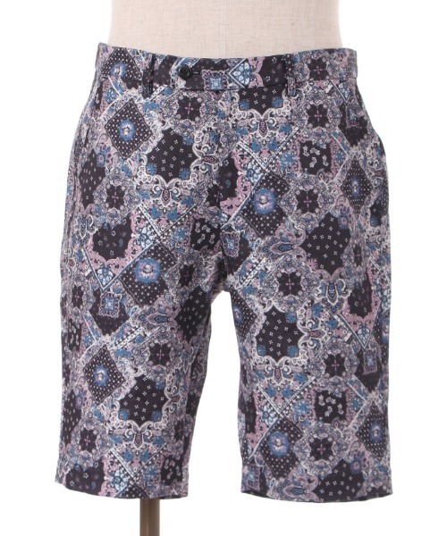 AXES-X(アクシーズエックス)の「オリエンタル柄ショートパンツ(その他パンツ・メンズ・キナリ/ブラック・LARGE/MEDIUM/X-LARGE)」の1枚目の写真