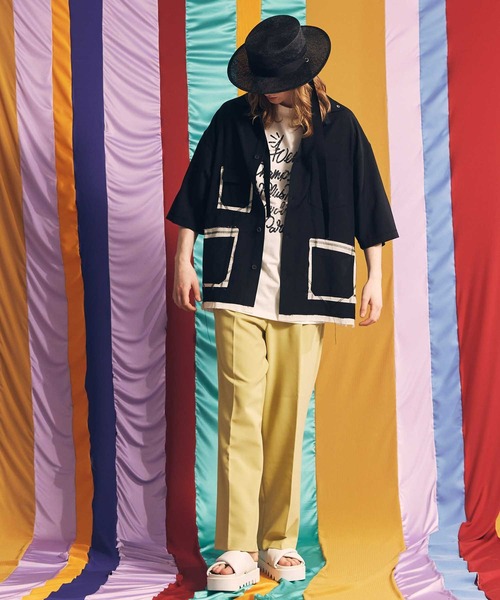 MAISON SPECIAL(メゾンスペシャル)の「《ユニセックスアイテム》ケンマボーターハット【MAISON SPECIAL/メゾンスペシャル】(ハット・メンズ・ブラック・FREE)」の2枚目の写真