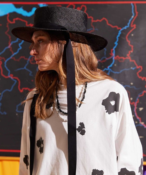 MAISON SPECIAL(メゾンスペシャル)の「《ユニセックスアイテム》ケンマボーターハット【MAISON SPECIAL/メゾンスペシャル】(ハット・メンズ・ブラック・FREE)」の8枚目の写真