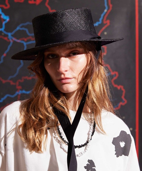 MAISON SPECIAL(メゾンスペシャル)の「《ユニセックスアイテム》ケンマボーターハット【MAISON SPECIAL/メゾンスペシャル】(ハット・メンズ・ブラック・FREE)」の7枚目の写真