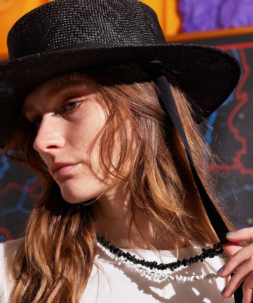 MAISON SPECIAL(メゾンスペシャル)の「《ユニセックスアイテム》ケンマボーターハット【MAISON SPECIAL/メゾンスペシャル】(ハット・メンズ・ブラック・FREE)」の9枚目の写真