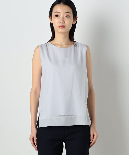 COMME CA ISM(コムサイズム)の「ノースリーブ Tブラウス(シャツ/ブラウス・レディース・ホワイト/ライトグレー/チャコール・SMALL/MEDIUM/LARGE)」の13枚目の写真