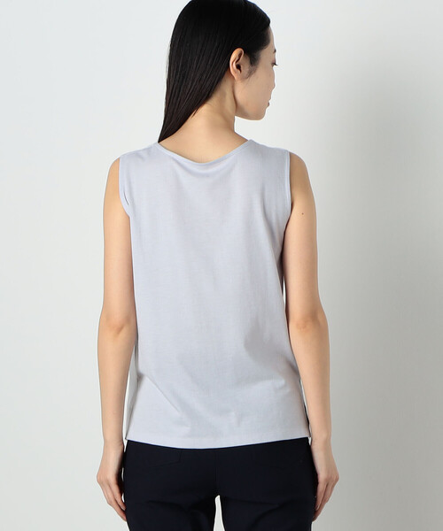 COMME CA ISM(コムサイズム)の「ノースリーブ Tブラウス(シャツ/ブラウス・レディース・ホワイト/ライトグレー/チャコール・SMALL/MEDIUM/LARGE)」の11枚目の写真