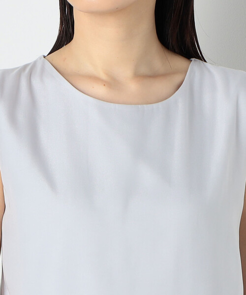 COMME CA ISM(コムサイズム)の「ノースリーブ Tブラウス(シャツ/ブラウス・レディース・ホワイト/ライトグレー/チャコール・SMALL/MEDIUM/LARGE)」の5枚目の写真