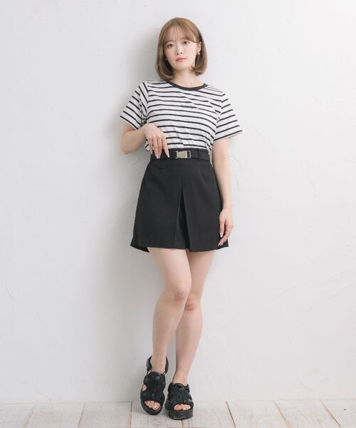 ems excite（エムズエキサイト）の「ベルト付きインタックSPT（その他パンツ・レディース・ライトベージュ/ナチュラル/ブラック・FREE）」の5枚目の写真