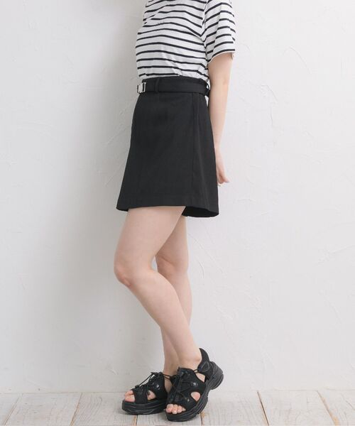 ems excite（エムズエキサイト）の「ベルト付きインタックSPT（その他パンツ・レディース・ライトベージュ/ナチュラル/ブラック・FREE）」の18枚目の写真