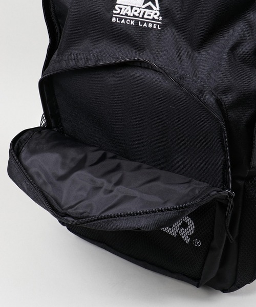 STARTER（スターター）の「【STARTER / スターター】メッシュポケット バックパック（バックパック/リュック・メンズ・ブラック・ONESIZE）」の9枚目の写真