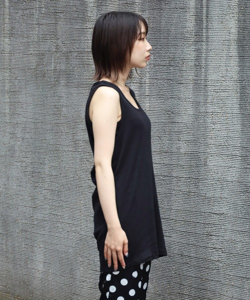 TOMMY HILFIGER(トミーヒルフィガー)の「Tommy Hilfiger/トミーヒルフィガー Heritage Cotton Stretch Tank タンクトップ ノースリーブ(タンクトップ・メンズ・ブラック/ヘザーグレー・M/XL/S/L)」の3枚目の写真
