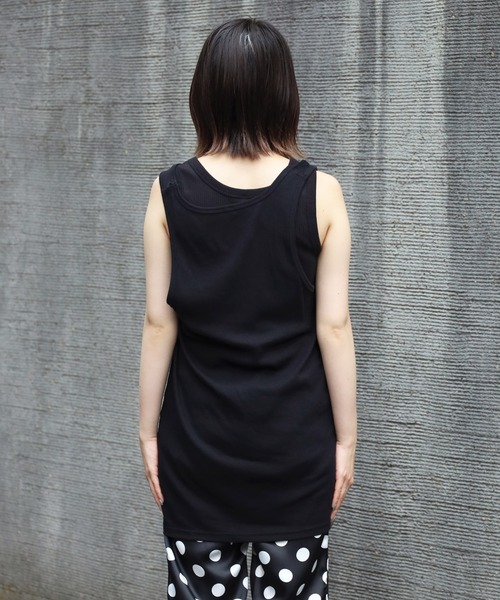 TOMMY HILFIGER(トミーヒルフィガー)の「Tommy Hilfiger/トミーヒルフィガー Heritage Cotton Stretch Tank タンクトップ ノースリーブ(タンクトップ・メンズ・ブラック/ヘザーグレー・M/XL/S/L)」の4枚目の写真