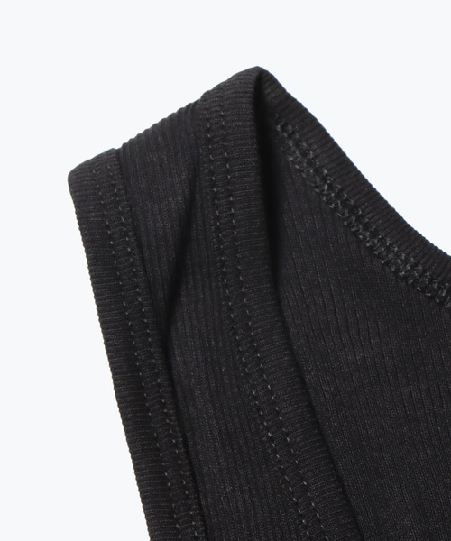 TOMMY HILFIGER(トミーヒルフィガー)の「Tommy Hilfiger/トミーヒルフィガー Heritage Cotton Stretch Tank タンクトップ ノースリーブ(タンクトップ・メンズ・ブラック/ヘザーグレー・M/XL/S/L)」の6枚目の写真