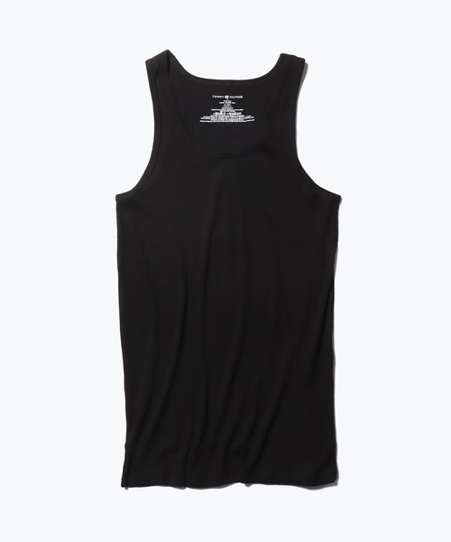 TOMMY HILFIGER(トミーヒルフィガー)の「Tommy Hilfiger/トミーヒルフィガー Heritage Cotton Stretch Tank タンクトップ ノースリーブ(タンクトップ・メンズ・ブラック/ヘザーグレー・M/XL/S/L)」の18枚目の写真