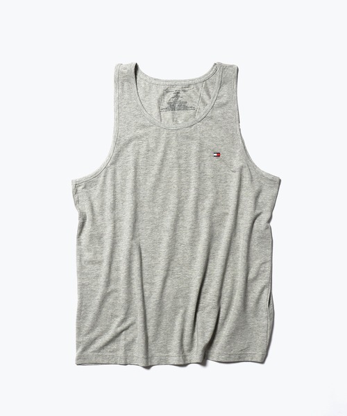 TOMMY HILFIGER(トミーヒルフィガー)の「Tommy Hilfiger/トミーヒルフィガー Heritage Cotton Stretch Tank タンクトップ ノースリーブ(タンクトップ・メンズ・ブラック/ヘザーグレー・M/XL/S/L)」の20枚目の写真