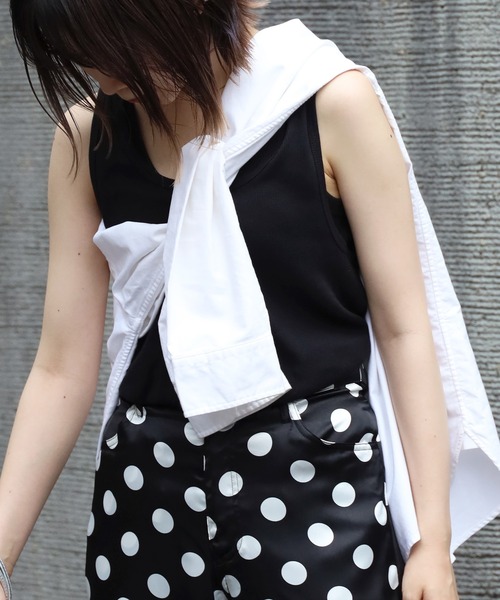 TOMMY HILFIGER(トミーヒルフィガー)の「Tommy Hilfiger/トミーヒルフィガー Heritage Cotton Stretch Tank タンクトップ ノースリーブ(タンクトップ・メンズ・ブラック/ヘザーグレー・M/XL/S/L)」の19枚目の写真