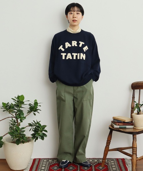 CHILD WOMAN（チャイルドウーマン）の「Kanadeフライス タートルネックプルオーバー（Tシャツ/カットソー・レディース・ピンク/ブルー/オレンジ/ベージュ・FREE）」の19枚目の写真