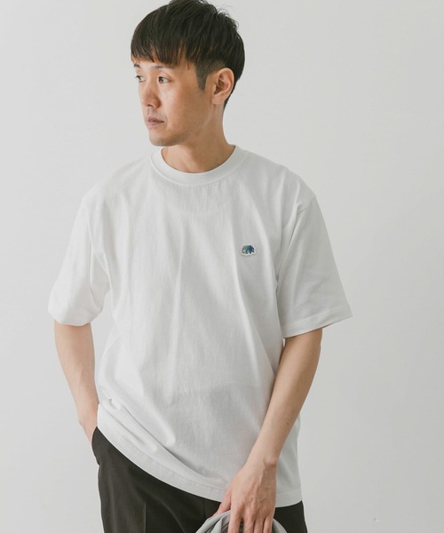 URBAN RESEARCH DOORS(アーバンリサーチドアーズ)の「『別注』GEM SPORTS×DOORS ワッペンショートスリーブTシャツ(Tシャツ/カットソー・メンズ・ブルー系その他/オフホワイト/グリーン/グレー・MEDIUM/LARGE/X-LARGE)」の5枚目の写真