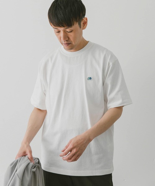 URBAN RESEARCH DOORS(アーバンリサーチドアーズ)の「『別注』GEM SPORTS×DOORS ワッペンショートスリーブTシャツ(Tシャツ/カットソー・メンズ・ブルー系その他/オフホワイト/グリーン/グレー・MEDIUM/LARGE/X-LARGE)」の6枚目の写真