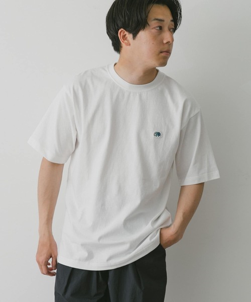 URBAN RESEARCH DOORS(アーバンリサーチドアーズ)の「『別注』GEM SPORTS×DOORS ワッペンショートスリーブTシャツ(Tシャツ/カットソー・メンズ・ブルー系その他/オフホワイト/グリーン/グレー・MEDIUM/LARGE/X-LARGE)」の10枚目の写真