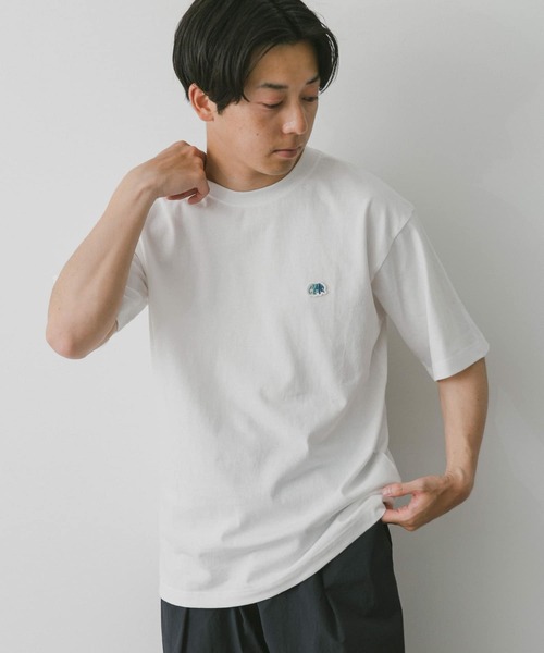URBAN RESEARCH DOORS(アーバンリサーチドアーズ)の「『別注』GEM SPORTS×DOORS ワッペンショートスリーブTシャツ(Tシャツ/カットソー・メンズ・ブルー系その他/オフホワイト/グリーン/グレー・MEDIUM/LARGE/X-LARGE)」の11枚目の写真