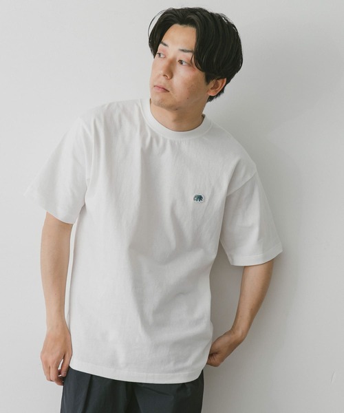 URBAN RESEARCH DOORS(アーバンリサーチドアーズ)の「『別注』GEM SPORTS×DOORS ワッペンショートスリーブTシャツ(Tシャツ/カットソー・メンズ・ブルー系その他/オフホワイト/グリーン/グレー・MEDIUM/LARGE/X-LARGE)」の12枚目の写真