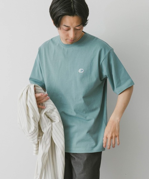 URBAN RESEARCH DOORS(アーバンリサーチドアーズ)の「『別注』GEM SPORTS×DOORS ワッペンショートスリーブTシャツ(Tシャツ/カットソー・メンズ・ブルー系その他/オフホワイト/グリーン/グレー・MEDIUM/LARGE/X-LARGE)」の18枚目の写真