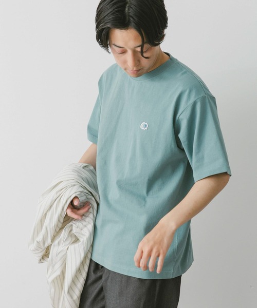 URBAN RESEARCH DOORS(アーバンリサーチドアーズ)の「『別注』GEM SPORTS×DOORS ワッペンショートスリーブTシャツ(Tシャツ/カットソー・メンズ・ブルー系その他/オフホワイト/グリーン/グレー・MEDIUM/LARGE/X-LARGE)」の19枚目の写真