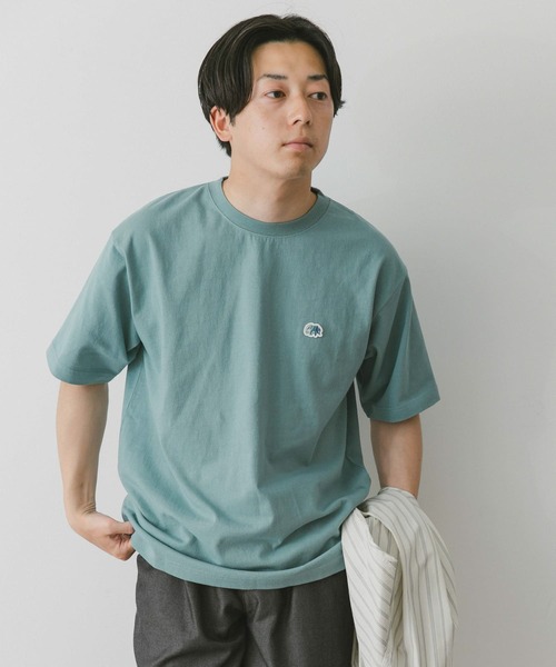 URBAN RESEARCH DOORS(アーバンリサーチドアーズ)の「『別注』GEM SPORTS×DOORS ワッペンショートスリーブTシャツ(Tシャツ/カットソー・メンズ・ブルー系その他/オフホワイト/グリーン/グレー・MEDIUM/LARGE/X-LARGE)」の21枚目の写真