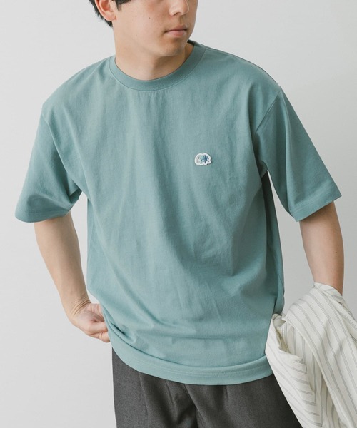 URBAN RESEARCH DOORS(アーバンリサーチドアーズ)の「『別注』GEM SPORTS×DOORS ワッペンショートスリーブTシャツ(Tシャツ/カットソー・メンズ・ブルー系その他/オフホワイト/グリーン/グレー・MEDIUM/LARGE/X-LARGE)」の22枚目の写真