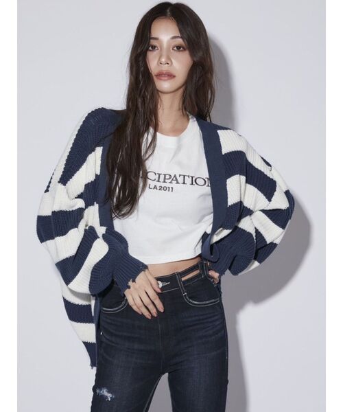 GYDA（ジェイダ）の「ANTICIPATION PROCESSING Tシャツ（Tシャツ/カットソー・レディース・ブラック/ピンク/オフホワイト・FREE）」の10枚目の写真