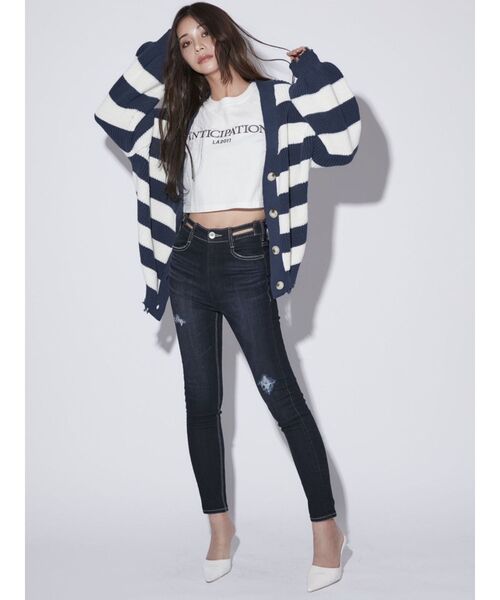 GYDA（ジェイダ）の「ANTICIPATION PROCESSING Tシャツ（Tシャツ/カットソー・レディース・ブラック/ピンク/オフホワイト・FREE）」の12枚目の写真