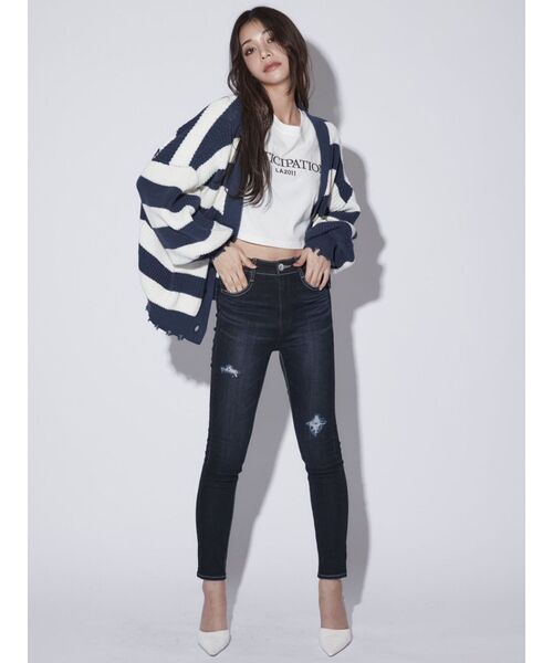 GYDA（ジェイダ）の「ANTICIPATION PROCESSING Tシャツ（Tシャツ/カットソー・レディース・ブラック/ピンク/オフホワイト・FREE）」の13枚目の写真