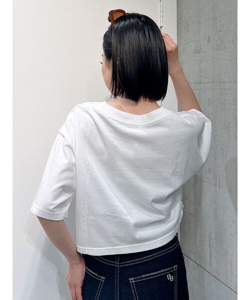 GYDA（ジェイダ）の「ANTICIPATION PROCESSING Tシャツ（Tシャツ/カットソー・レディース・ブラック/ピンク/オフホワイト・FREE）」の16枚目の写真