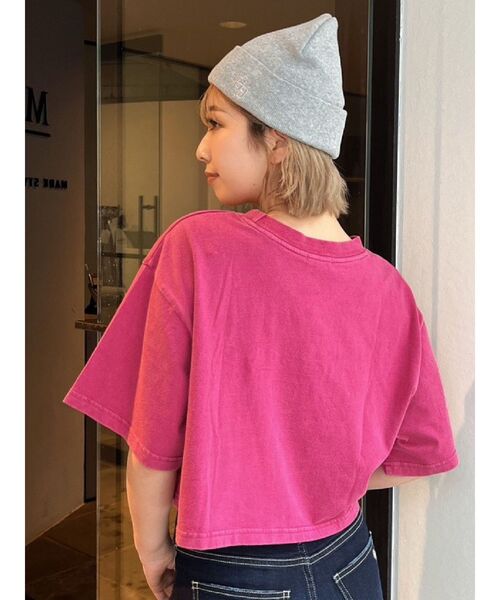 GYDA（ジェイダ）の「ANTICIPATION PROCESSING Tシャツ（Tシャツ/カットソー・レディース・ブラック/ピンク/オフホワイト・FREE）」の22枚目の写真