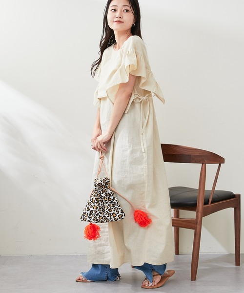 CIAOPANIC TYPY（チャオパニックティピー）の「麻混ボレロ付きキャミ