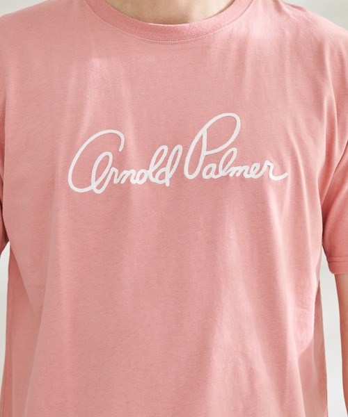 Arnold Palmer（アーノルドパーマー）の「USAコットン 天竺 シェア レガシー ロゴ Tシャツ（Tシャツ/カットソー・レディース・ホワイト/グリーン/ネイビー/ピンク・M/S/XS/L/LL）」の6枚目の写真