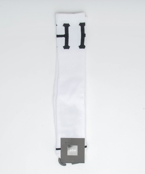 DEVICE(デバイス)の「【 HUF 】 ESSENTIALS CLASSIC SOCK 靴下 クルーソックス SK00575(ソックス/靴下・メンズ・ホワイト・FREE)」の1枚目の写真